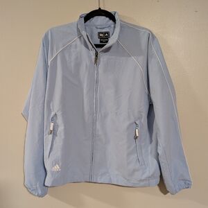 Adidas Golf Wind Jacket Light Blue Size M